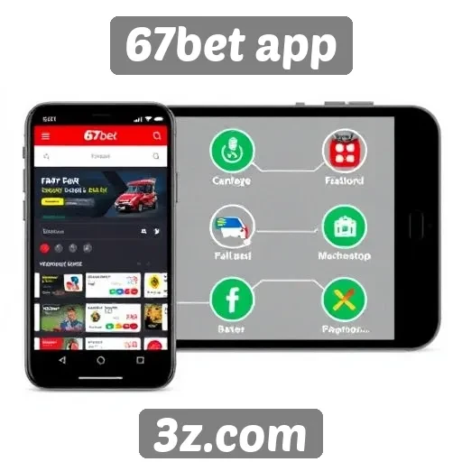 Análise das funcionalidades do 67bet app